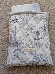 Oceanic Diamond Quilted Kindle Sleeve