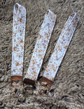 Brown Floral Key Wristley